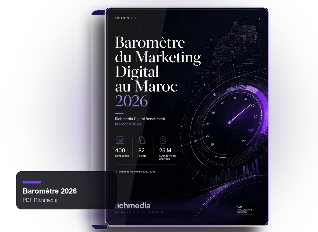 Couverture du Baromètre Marketing Digital au Maroc 2026