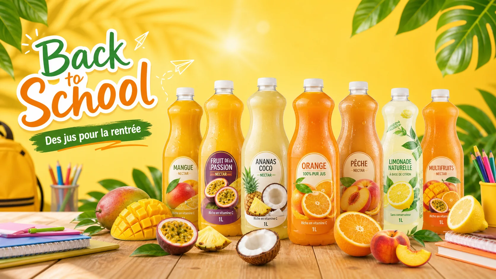 Des jus pour la rentrée - Bannière