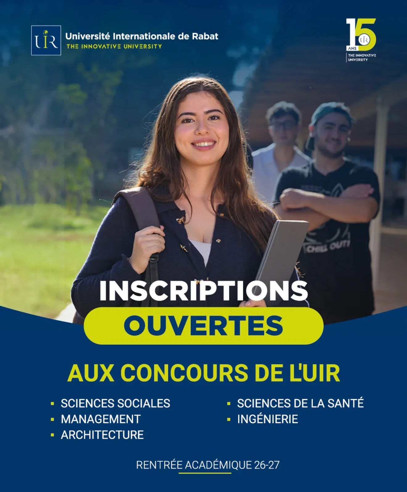 Inscriptions ouvertes aux concours de l’UIR - Créa campagne
