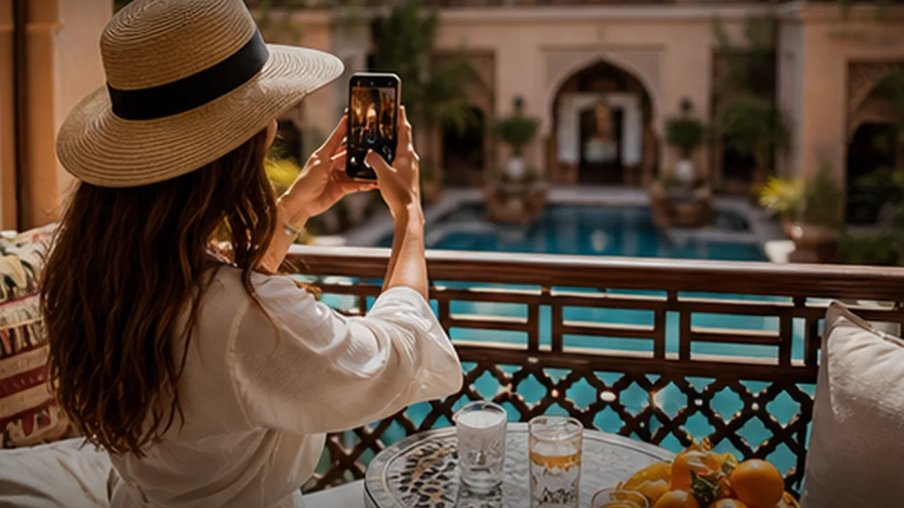 Visuel influence travel et UGC